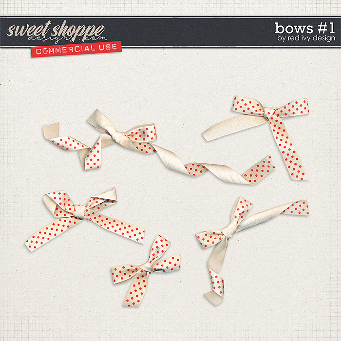 CU Bows #1 by Red Ivy Design