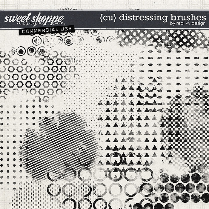 CU Distressing Brushes by Red Ivy Design CU Distressing Brushes by Red Ivy Design