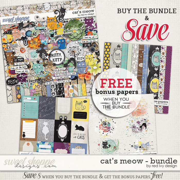 Cat's Meow - Bundle by Red Ivy Design