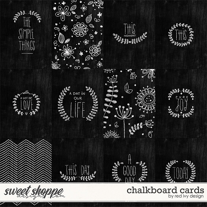 Chalkboard Cards by Red Ivy Design