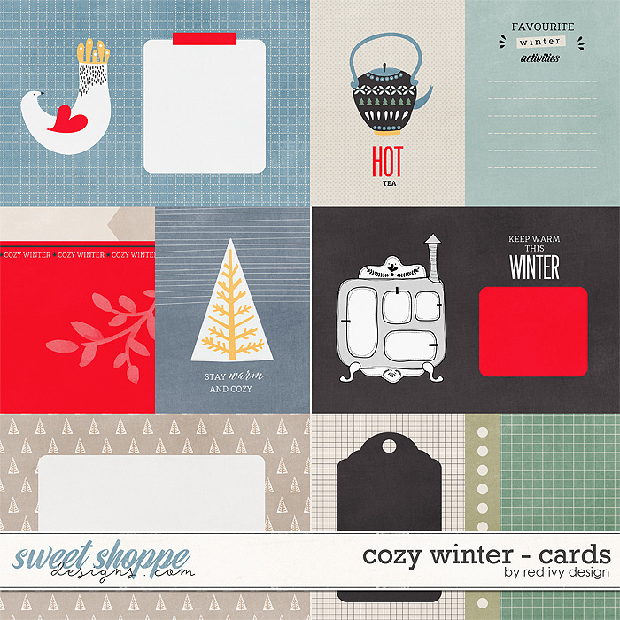 Cozy Winter - Cards by Red Ivy Design