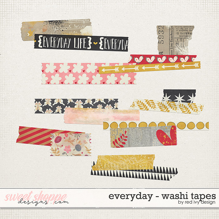 Everyday - Washi Tapes by Red Ivy Design Everyday - Washi Tapes by Red Ivy Design