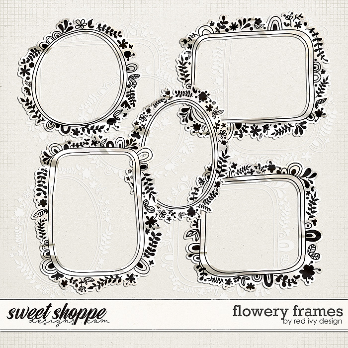 Flowery Frames by Red Ivy Design Flowery Frames by Red Ivy Design