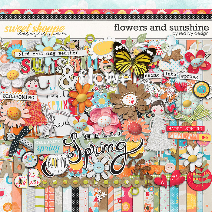 Flowers and Sunshine by Red Ivy Design