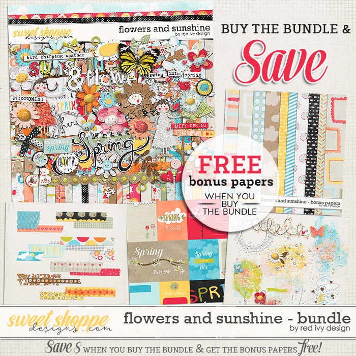 Flowers and Sunshine - Bundle by Red Ivy Design