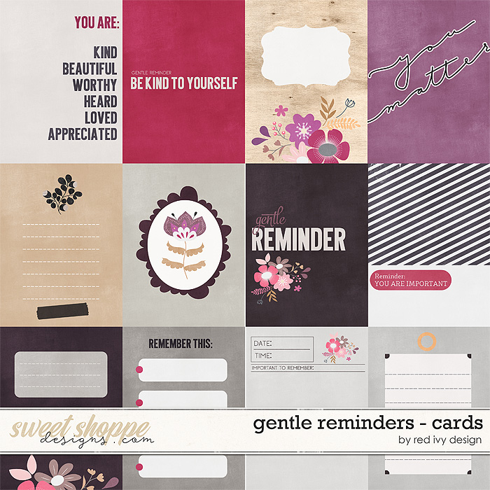 Gentle Reminders - Cards by Red Ivy Design
