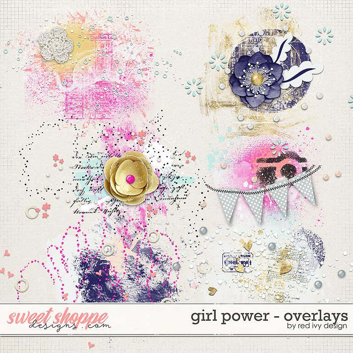 Girl Power - Overlays by Red Ivy Design