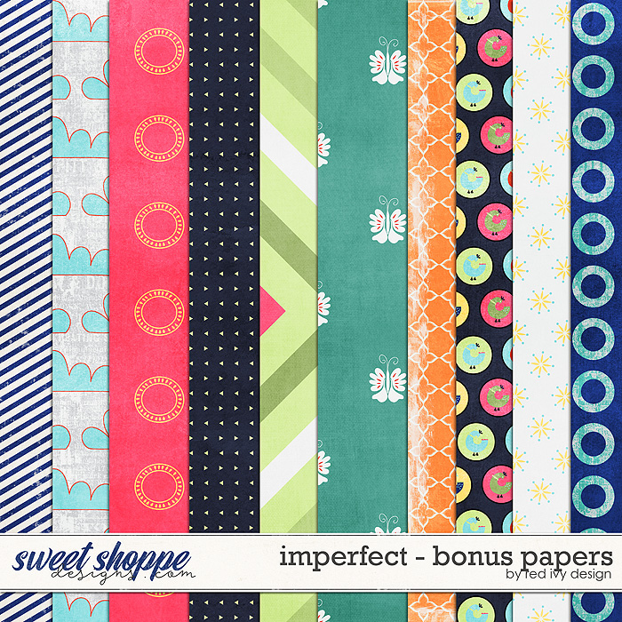 Imperfect - Bonus Papers by Red Ivy Design