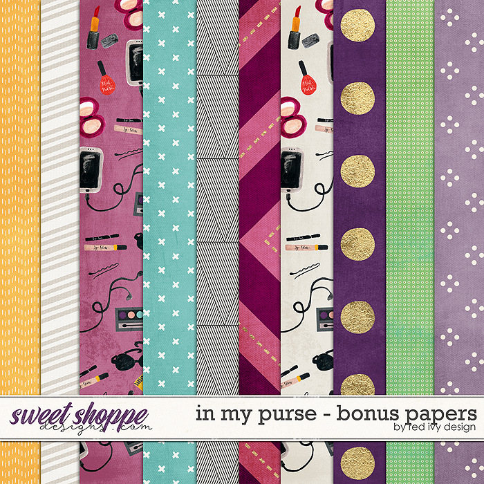 In My Purse - Bonus Papers by Red Ivy Design