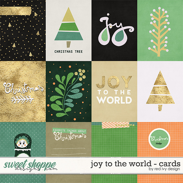 Joy To The World - Cards by Red Ivy Design