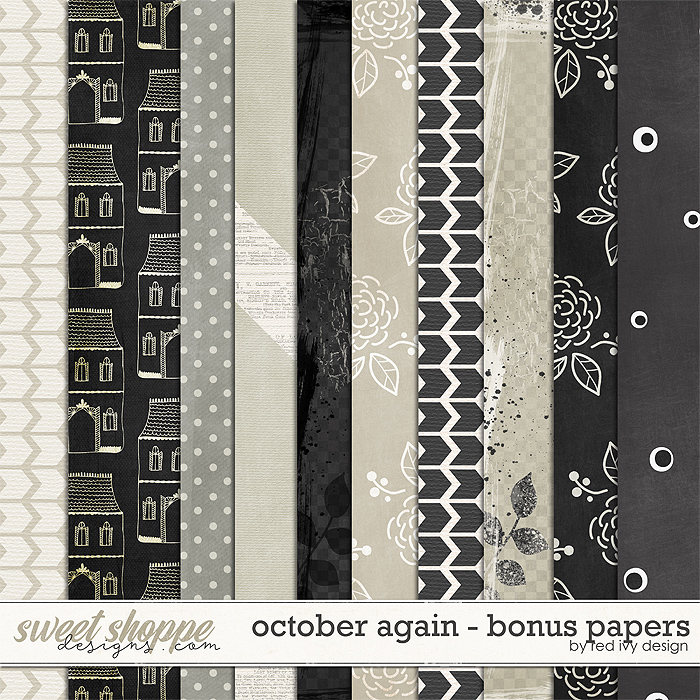 October Again - Bonus Papers by Red Ivy Design October Again - Bonus Papers by Red Ivy Design
