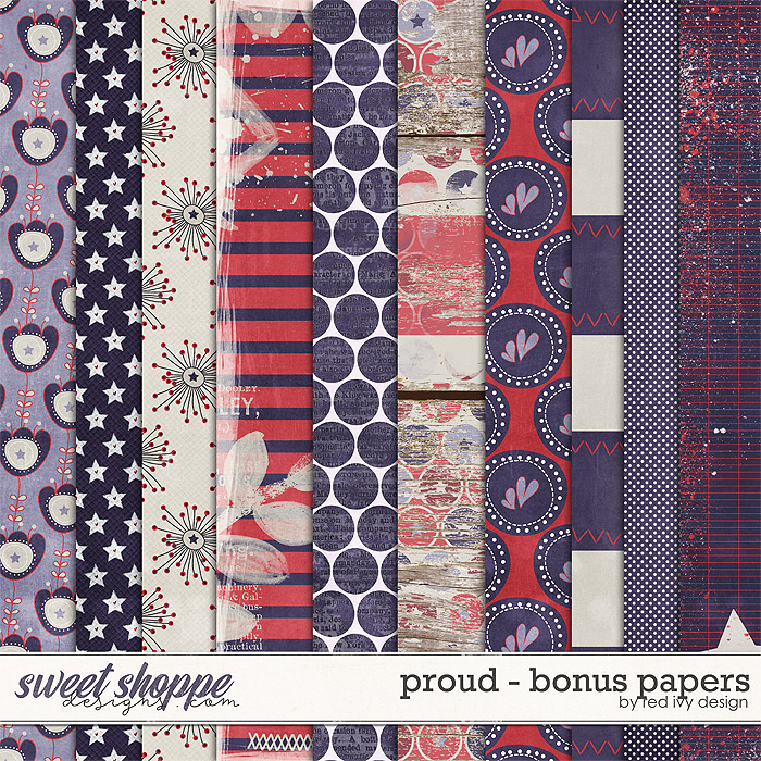 Proud - Bonus Papers by Red Ivy Design Proud - Bonus Papers by Red Ivy Design