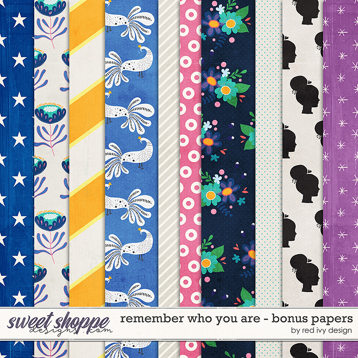 Remember Who You Are - Bonus Papers by Red Ivy Design