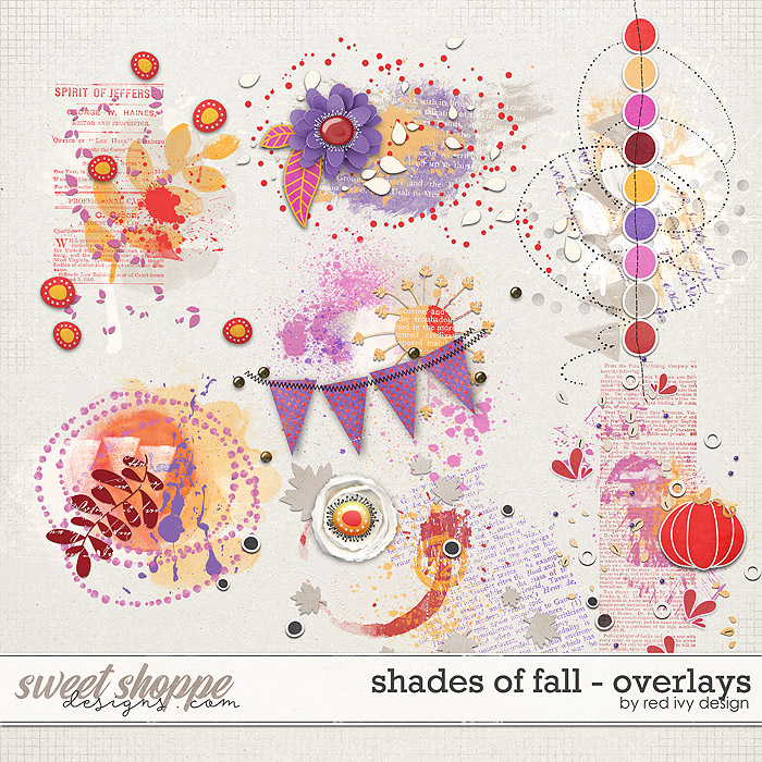 Shades of Fall - Overlays by Red Ivy Design