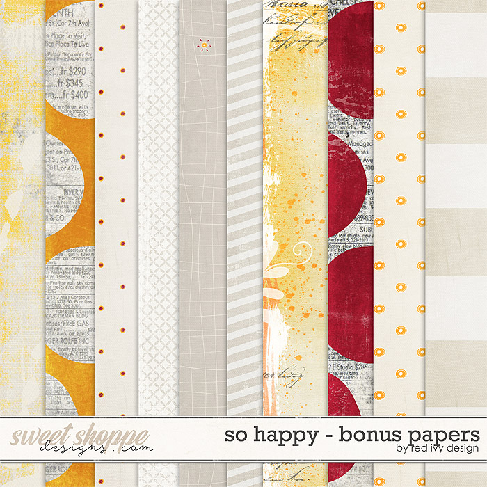 So Happy - Bonus Papers by Red Ivy Design So Happy - Bonus Papers by Red Ivy Design