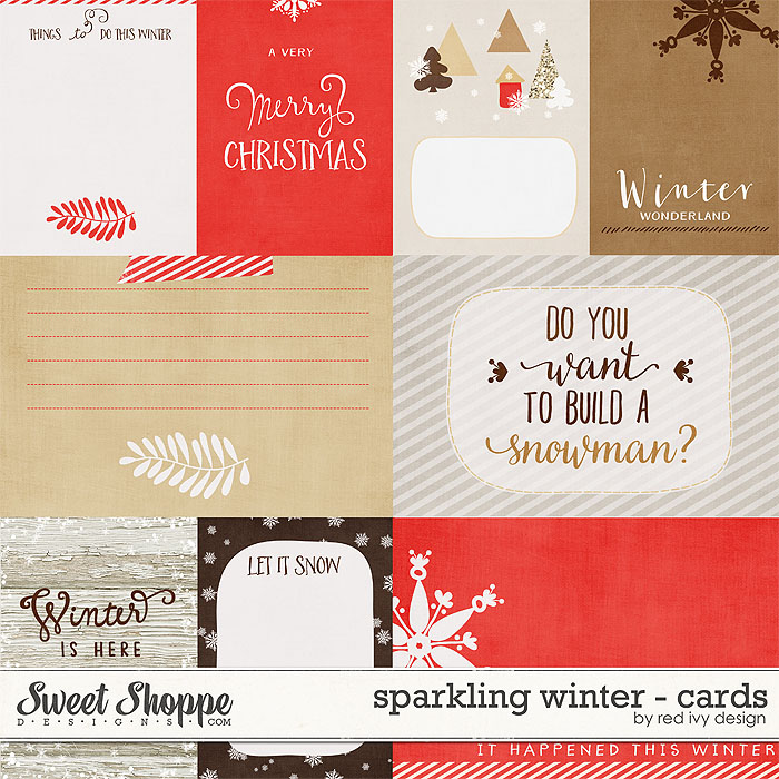 Sparkling Winter - Cards - by Red Ivy Design