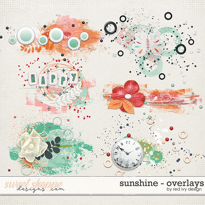 Sunshine - Overlays by Red Ivy Design