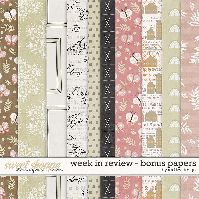 Week in Review - Bonus Papers by Red Ivy Design Week in Review - Bonus Papers by Red Ivy Design