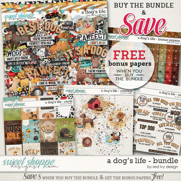 A Dog's Life - Bundle by Red Ivy Design