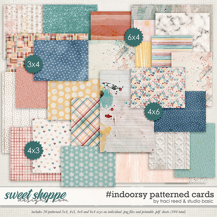 #indoorsy Patterned Cards by Studio Basic and Traci Reed