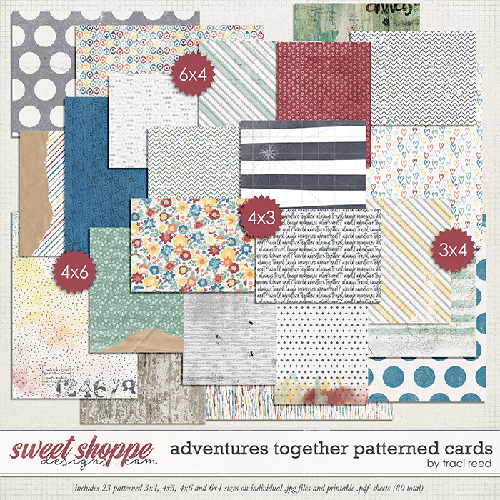 Adventures Together Patterned Cards by Studio Basic & Traci Reed Adventures Together Patterned Cards by Studio Basic & Traci Reed