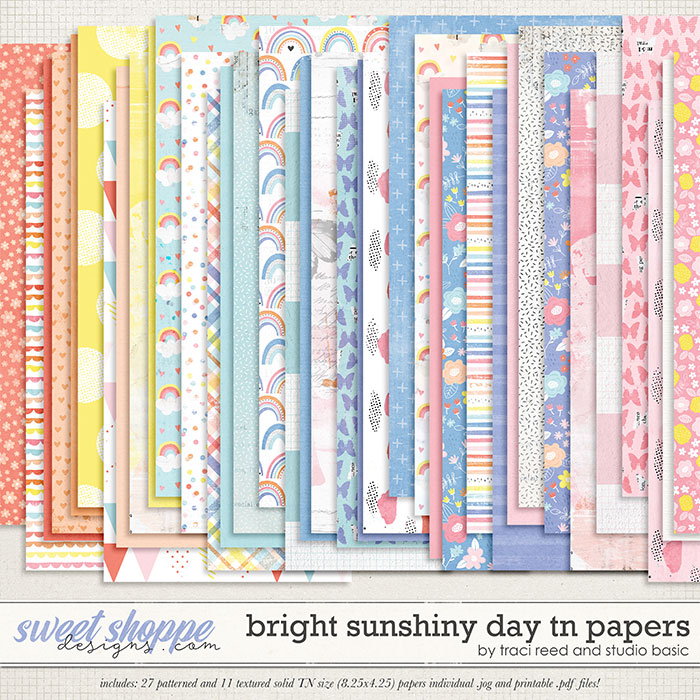 Bright Sunshiny Day TN Papers by Studio Basic and Traci Reed Bright Sunshiny Day TN Papers by Studio Basic and Traci Reed