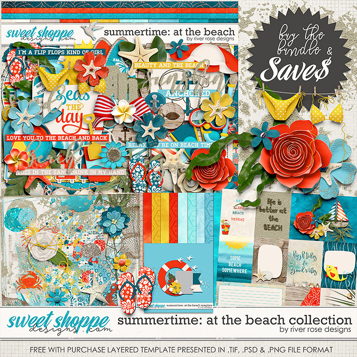 Summertime: At the Beach Collection + FWP by River Rose Designs