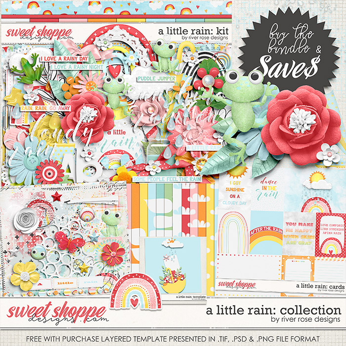 A Little Rain: Collection + FWP by River Rose Designs