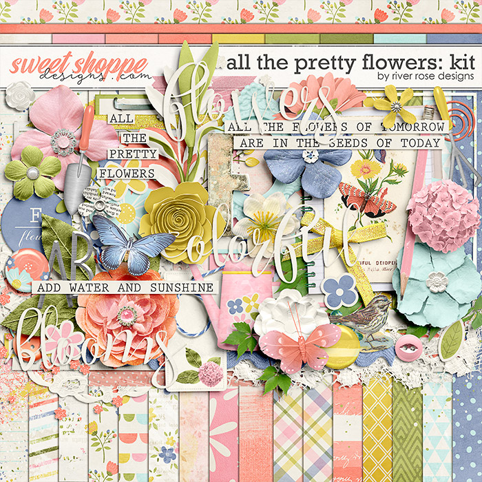 All the Pretty Flowers: Kit by River Rose Designs