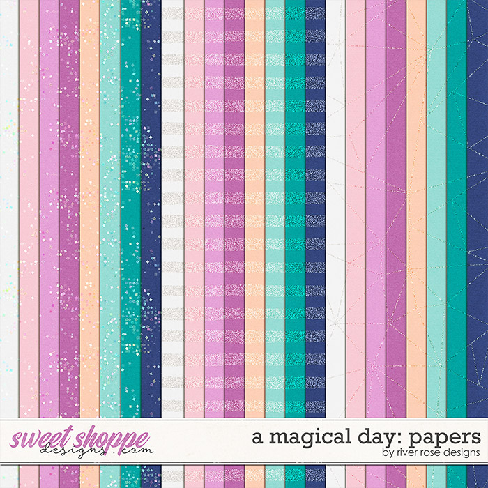 A Magical Day: Papers by River Rose Designs