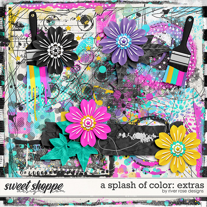 A Splash of Color: Extras by River Rose Designs