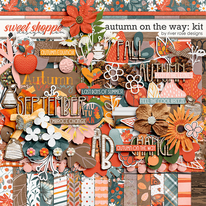 Sweet Autumn Scrapbook Set