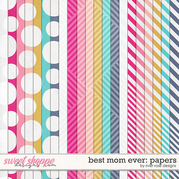 Best Mom Ever: Papers by River Rose Designs Best Mom Ever: Papers by River Rose Designs