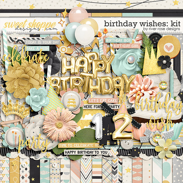 Birthday Wishes: Kit by River Rose Designs