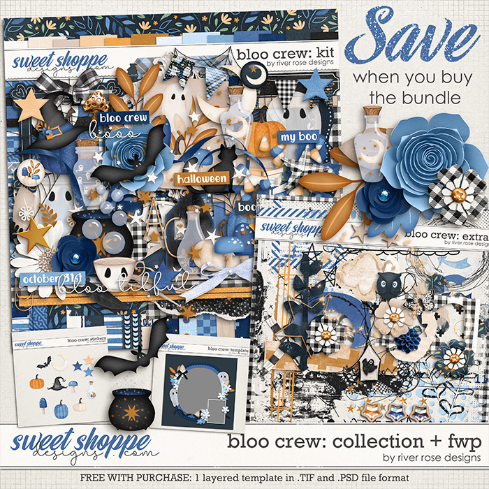 Bloo Crew: Collection + FWP by River Rose Designs
