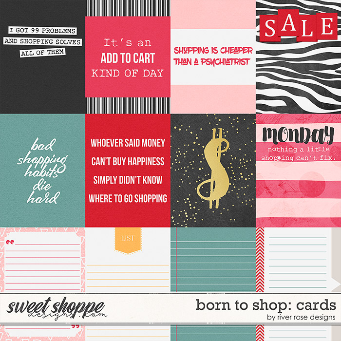 Born to Shop: Cards by River Rose Designs
