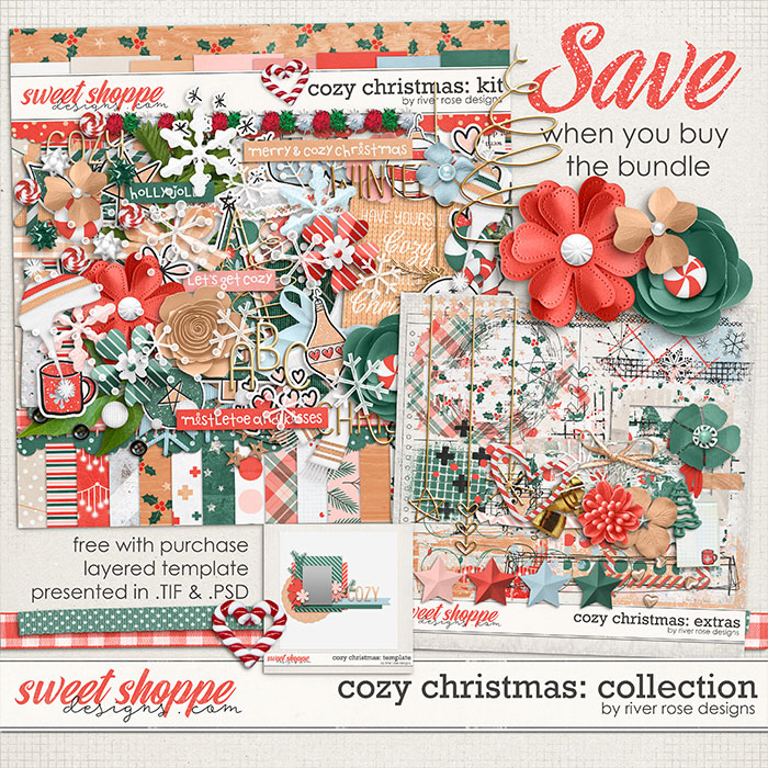 Cozy Christmas: Collection + FWP by River Rose Designs
