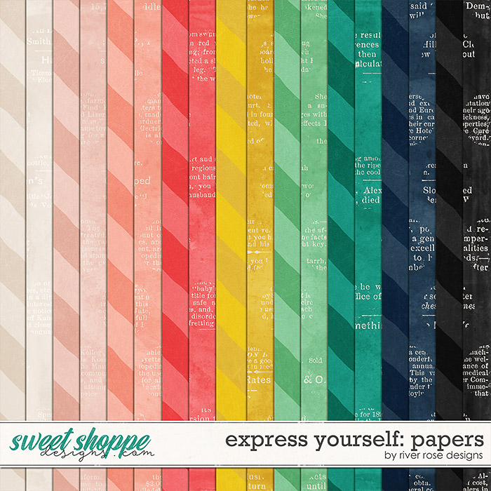 Express Yourself: Papers by River Rose Designs