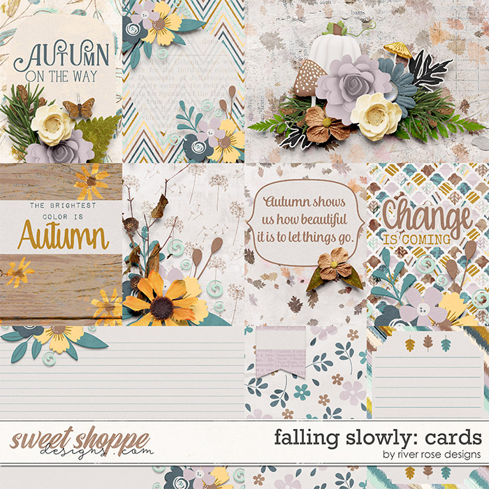 Falling Slowly: Cards by River Rose Deigns