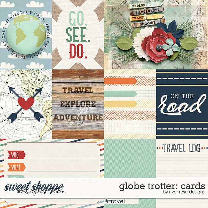 Globe Trotter: Cards by River Rose Designs