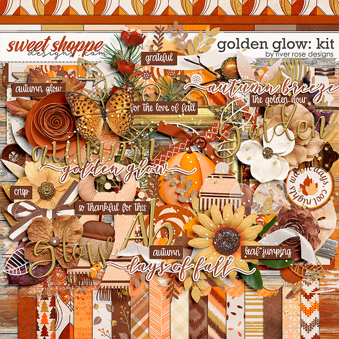 Golden Glow: Kit by River Rose Designs
