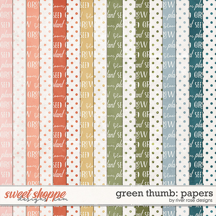 Green Thumb: Papers by River Rose Designs Green Thumb: Papers by River Rose Designs