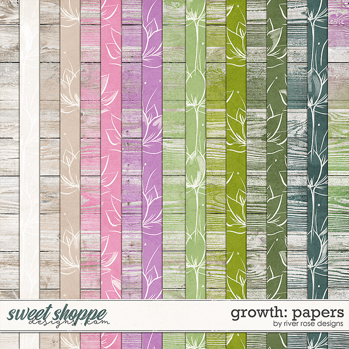 Growth: Papers by River Rose Designs