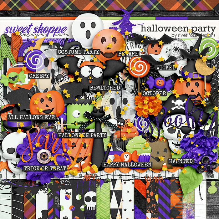 Halloween Party: Kit by River Rose Designs