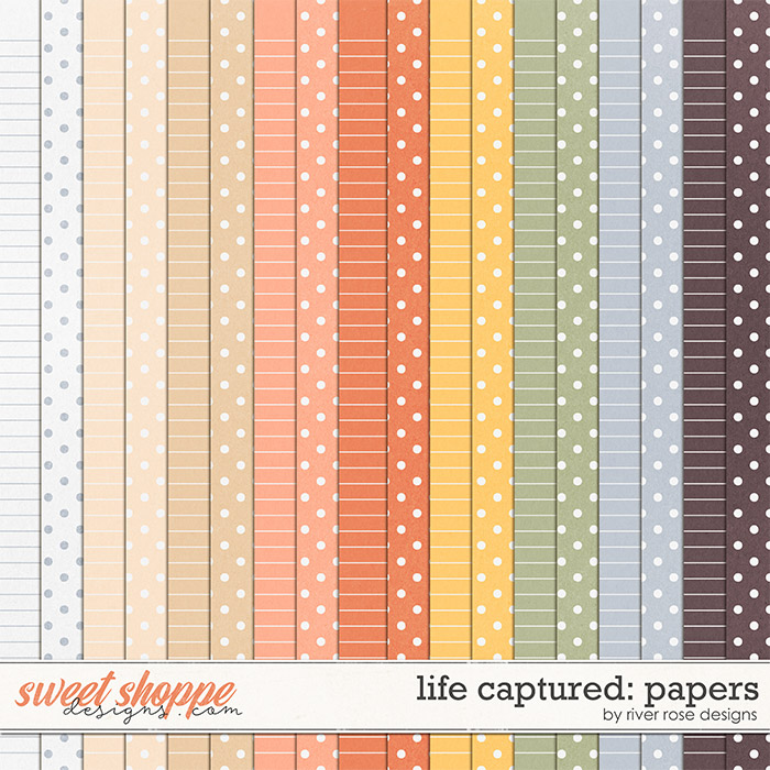 Life Captured: papers by River Rose Designs