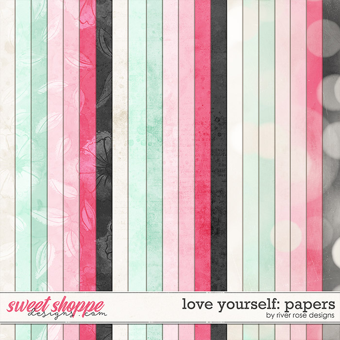 Love Yourself: Papers by River Rose Designs