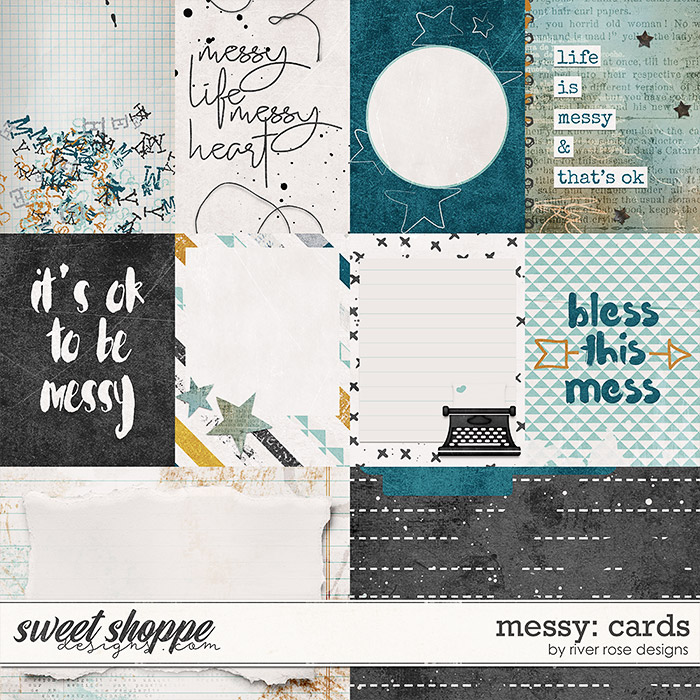 Messy: Cards by River Rose Designs