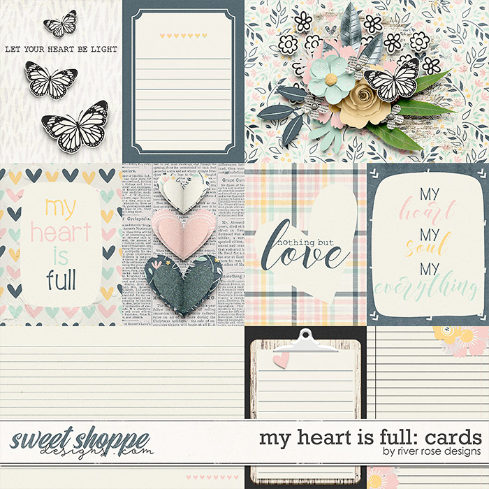 My Heart is Full: Cards by River Rose Designs