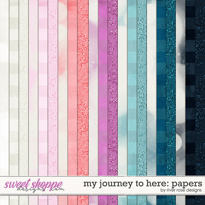 My Journey to Here: Papers by River Rose Designs