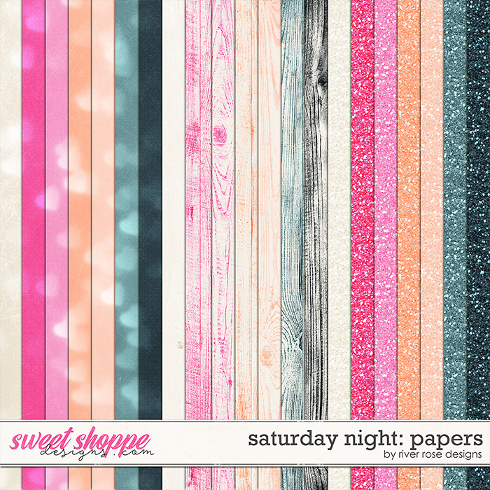 Saturday Night: Papers by River Rose Designs
